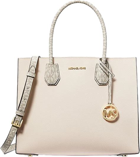 michael kors mercer studio xl ew|Mercer Large Logo Accordion Tote Bag .